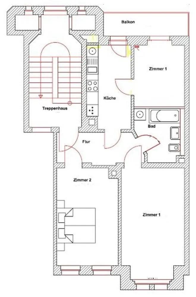 3 Zimmer Wohnung mit 67 m² in Leipzig – Bild 9