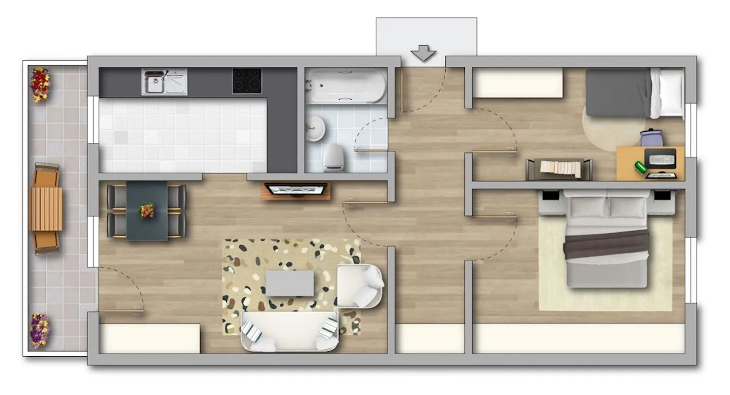 3 Zimmer Wohnung mit 70 m² in Magdeburg – Bild 9