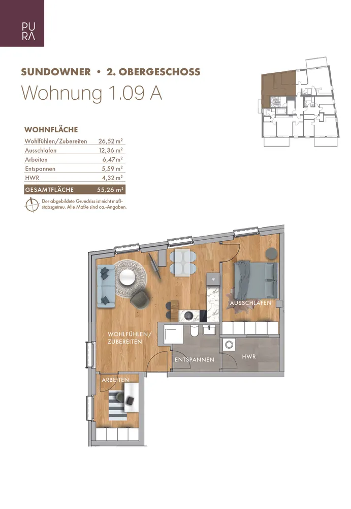 3 Zimmer Wohnung mit 55 m² in Leipzig – Bild 4