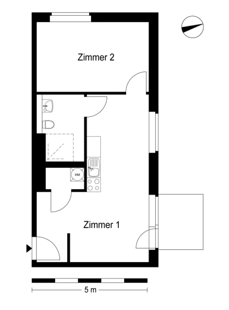 2 room apartment with 50 m² in Berlin – Photo 8