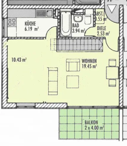3 Zimmer Wohnung mit 61 m² in Potsdam – Bild 8