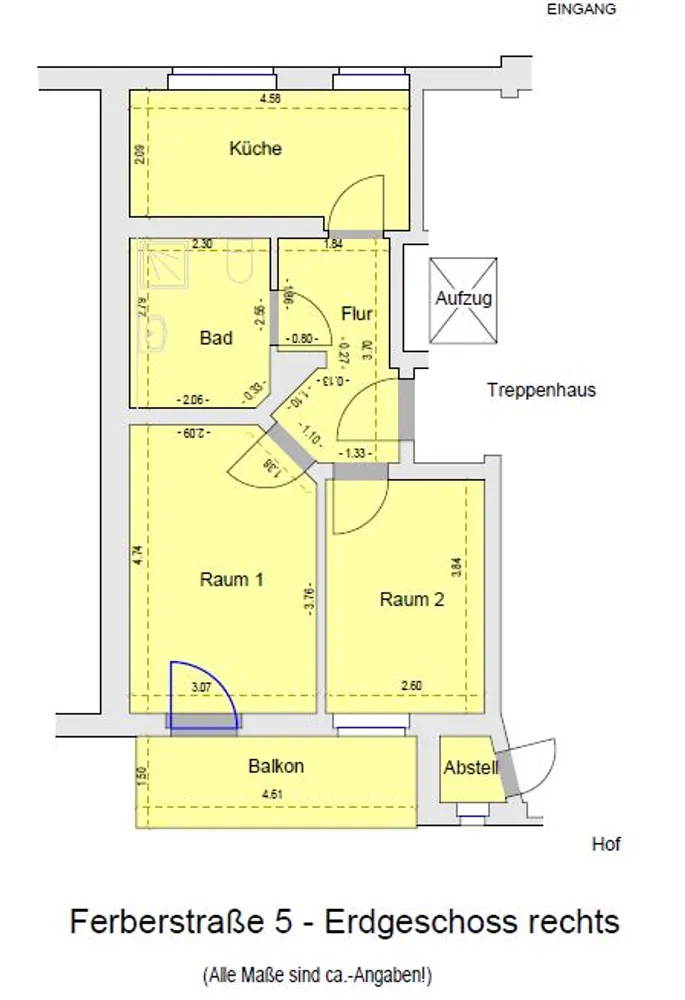 2 Zimmer Wohnung mit 50 m² in Weißenfels – Bild 7