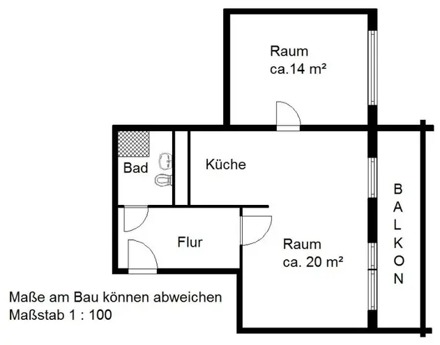 2 Zimmer Wohnung mit 53 m² in Halle (Saale) – Bild 5