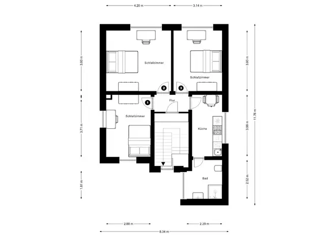 1 Zimmer Wohnung mit 31 m² in Frankfurt am Main – Bild 7