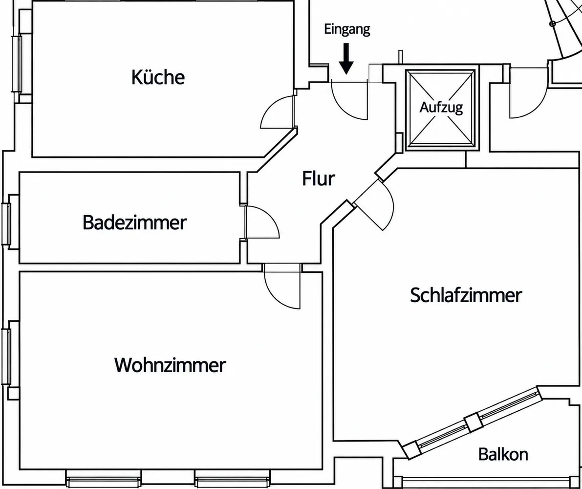 2 room apartment with 79 m² in Augsburg – Photo 3