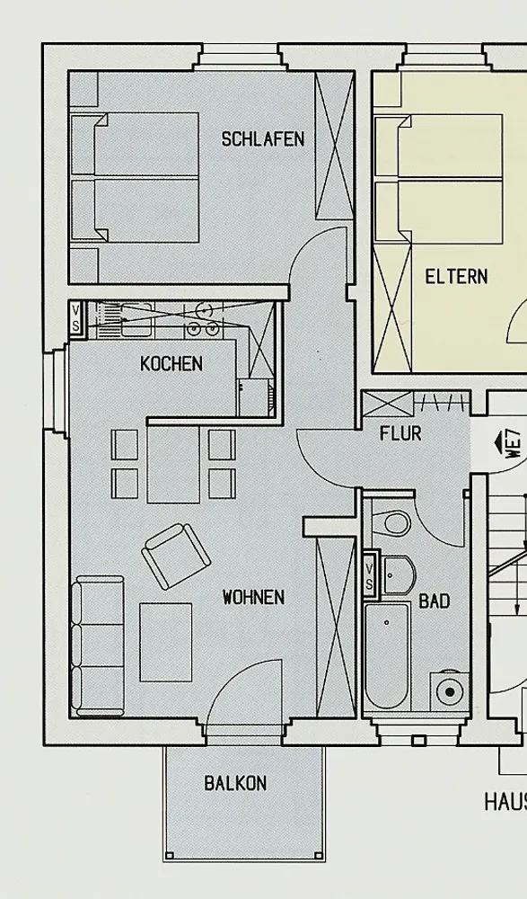 2 room apartment with 52 m² in Chemnitz – Photo 3