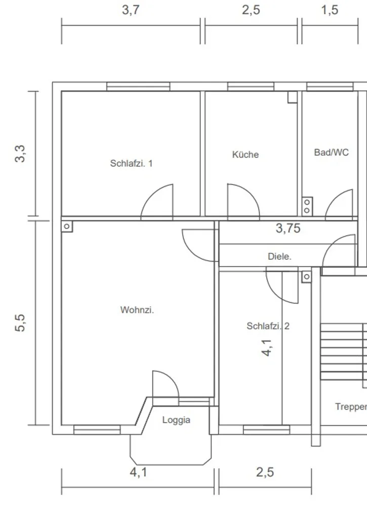 4 Zimmer Wohnung mit 61 m² in Essen – Bild 4