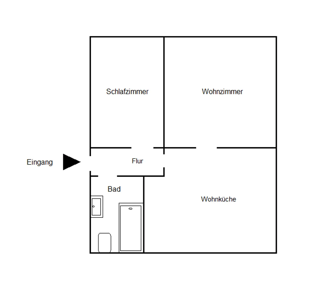 2 Zimmer Wohnung mit 47 m² in Bochum – Bild 4