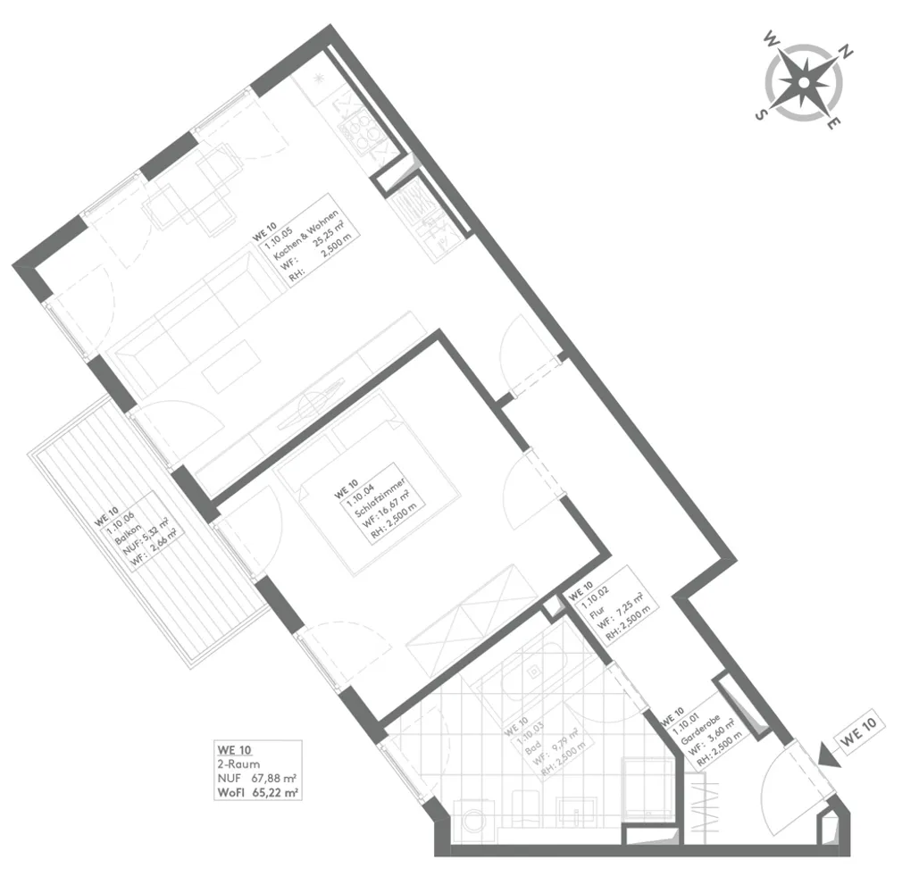 2 Zimmer Wohnung mit 65 m² in Leipzig – Bild 3