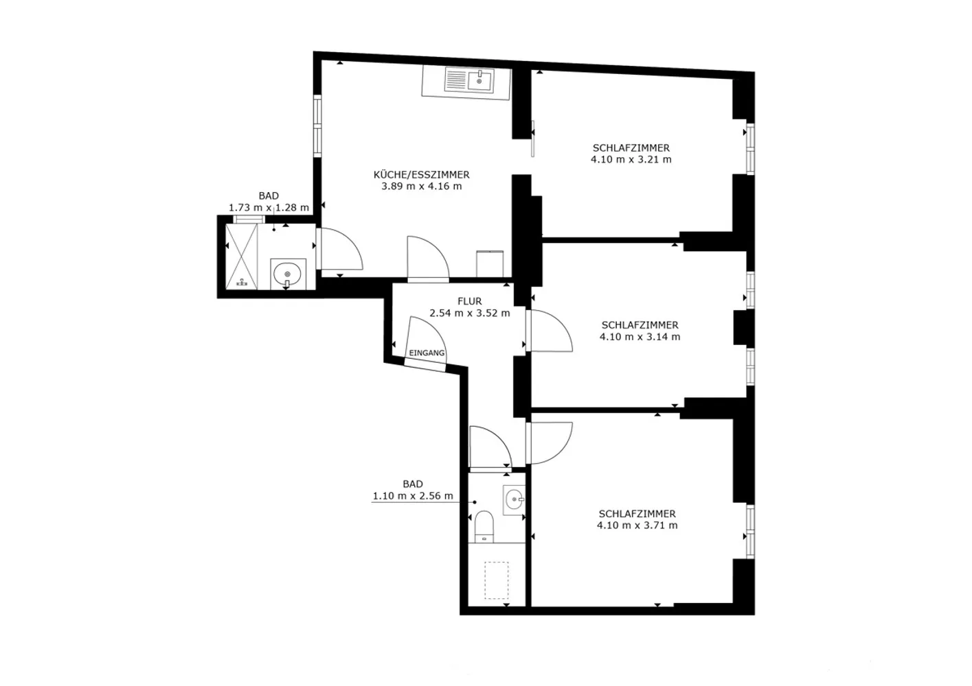3 room apartment with 57 m² in Bielefeld – Photo 8