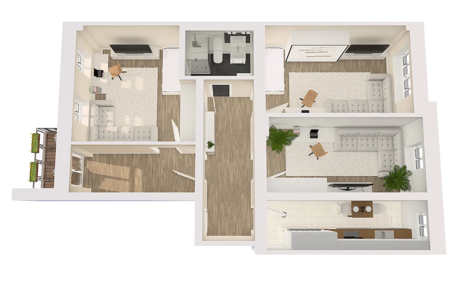 1 Zimmer Wohnung mit 32 m² in Dresden – Bild 3