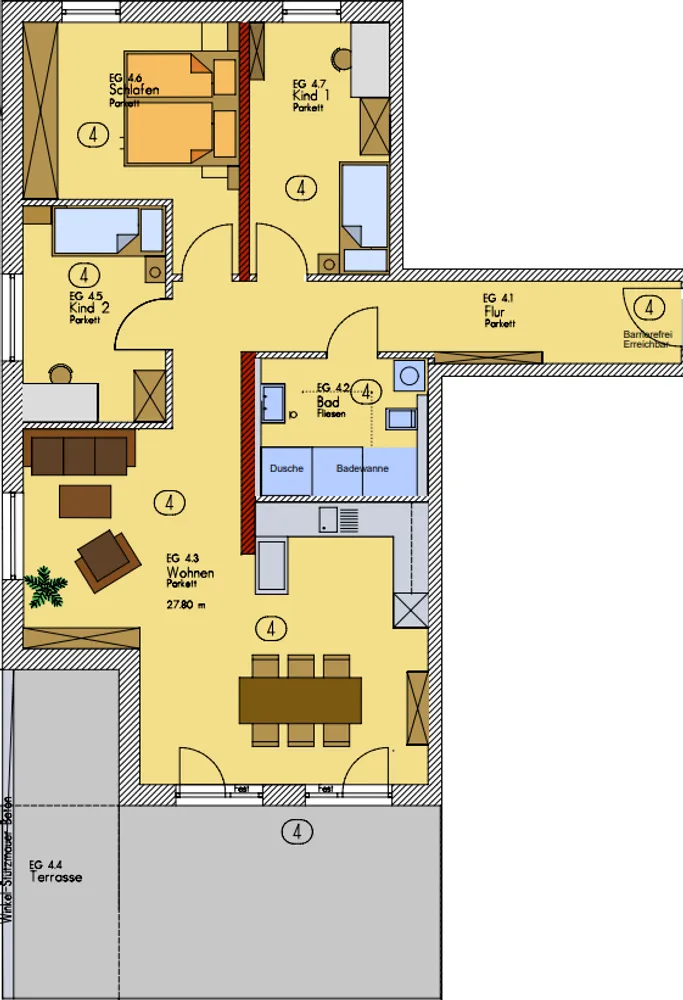 4 room apartment with 103 m² in Regensburg – Photo 3