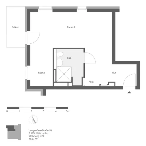 1 Zimmer Wohnung mit 45 m² in Berlin – Bild 6