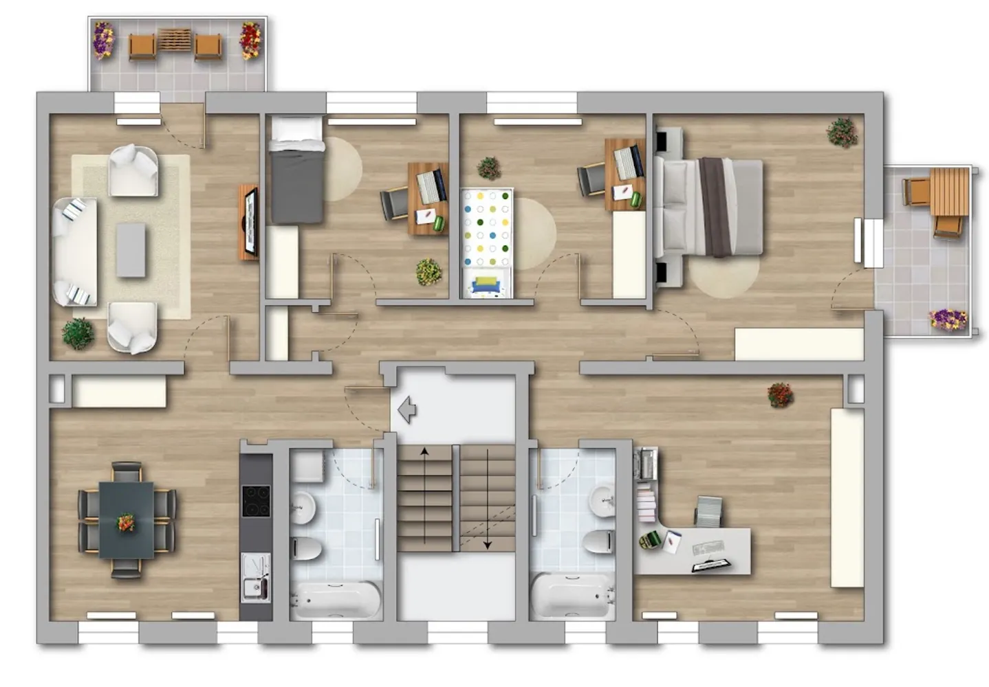 5 Zimmer Wohnung mit 119 m² in Merseburg – Bild 5