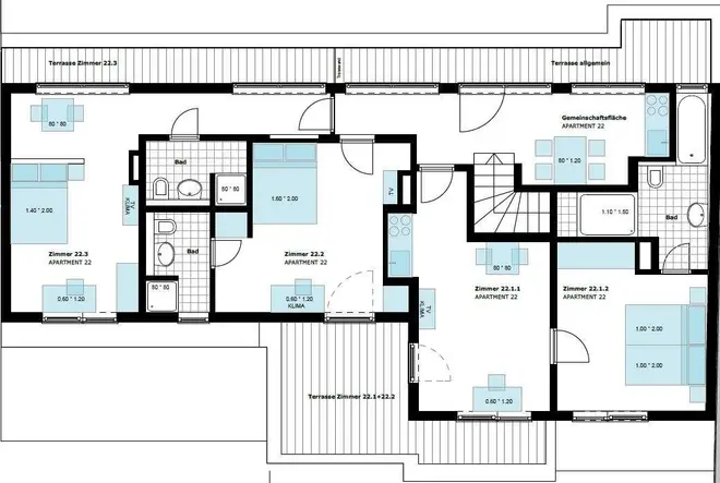 1 Zimmer Wohnung mit 31 m² in Köln – Bild 8
