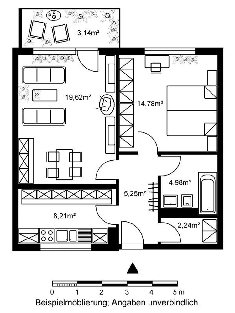 2 Zimmer Wohnung mit 58 m² in Wiesbaden – Bild 12