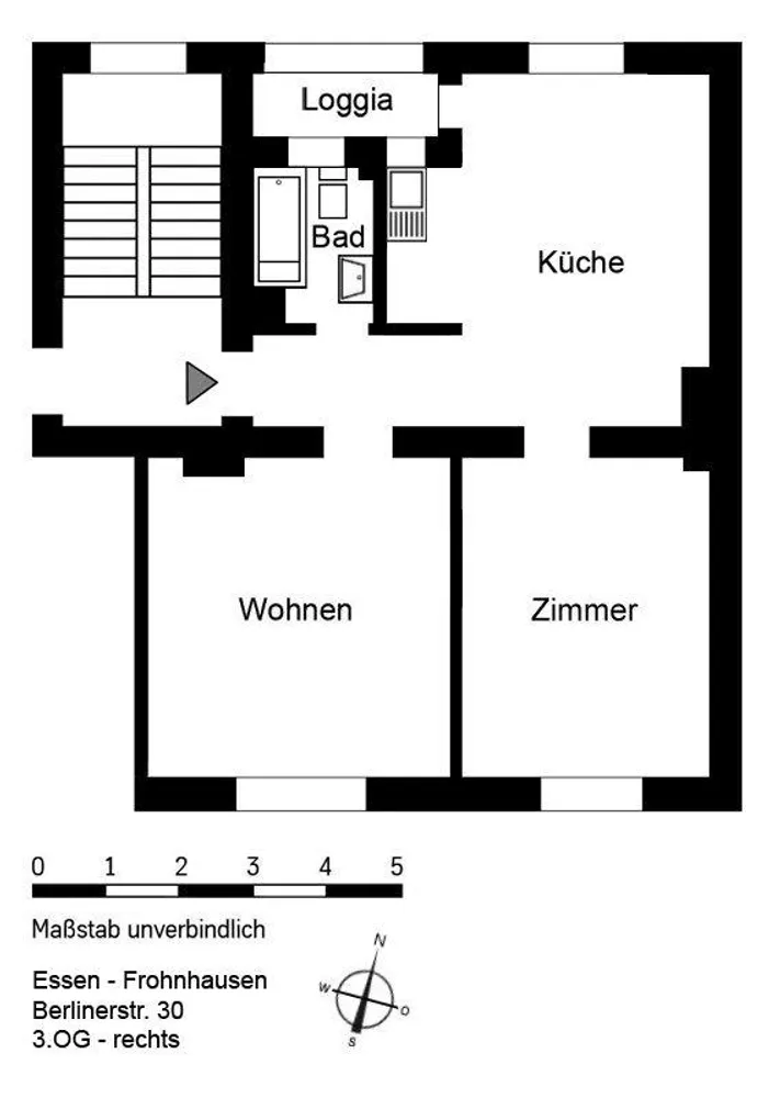 3 Zimmer Wohnung mit 61 m² in Essen – Bild 8