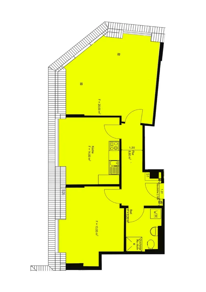 2 Zimmer Wohnung mit 62 m² in Leipzig – Bild 3