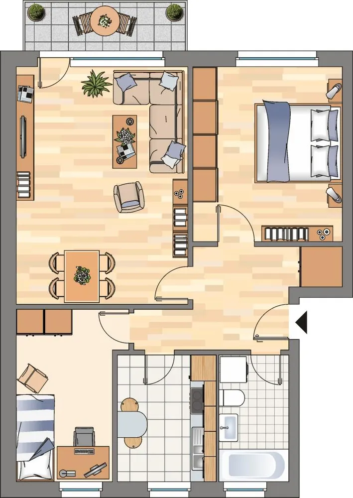 3 Zimmer Wohnung mit 67 m² in Flensburg – Bild 10