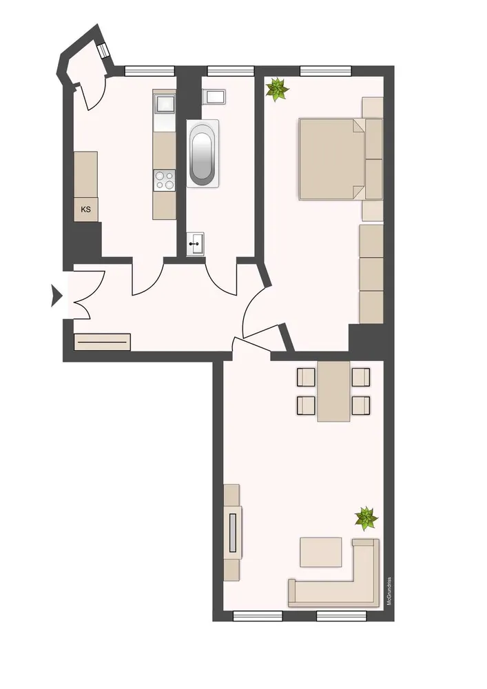 2 Zimmer Wohnung mit 52 m² in Leipzig – Bild 6