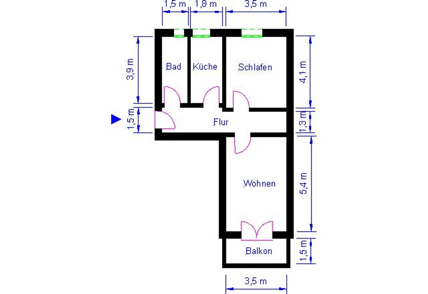 2 room apartment with 58 m² in Magdeburg – Photo 6