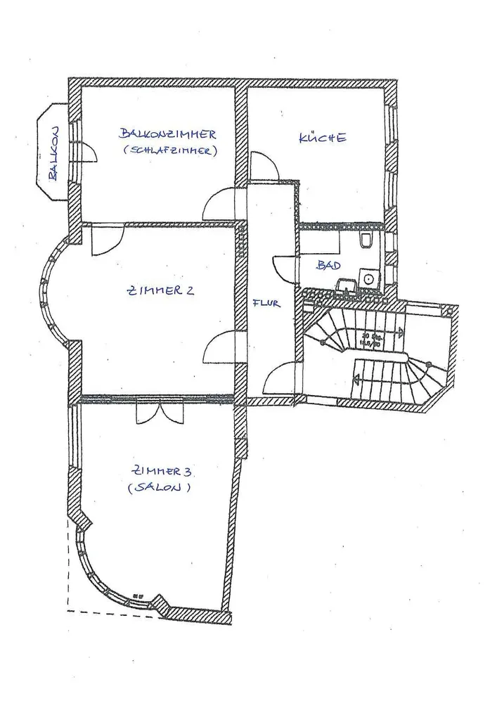 3 Zimmer Wohnung mit 107 m² in Halle (Saale) – Bild 2