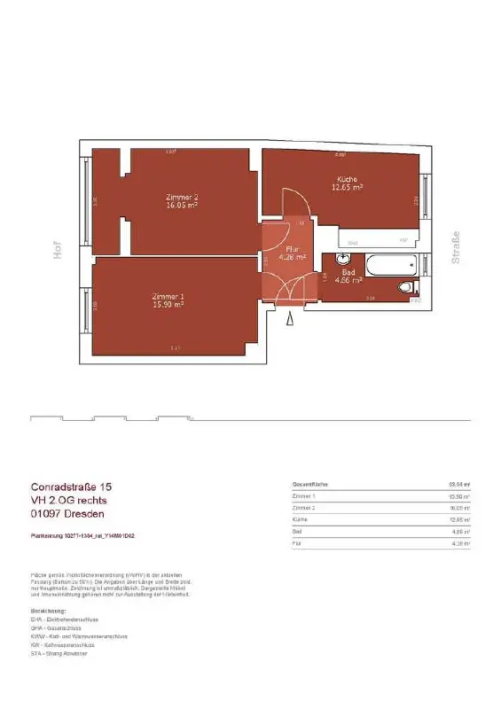 2 Zimmer Wohnung mit 54 m² in Dresden – Bild 9