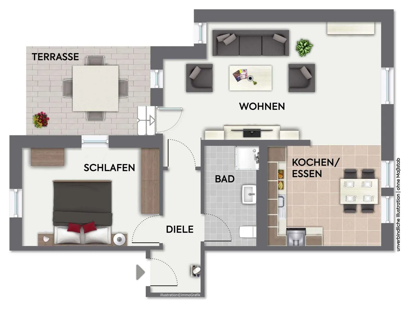 3 Zimmer Wohnung mit 68 m² in Stuttgart – Bild 4