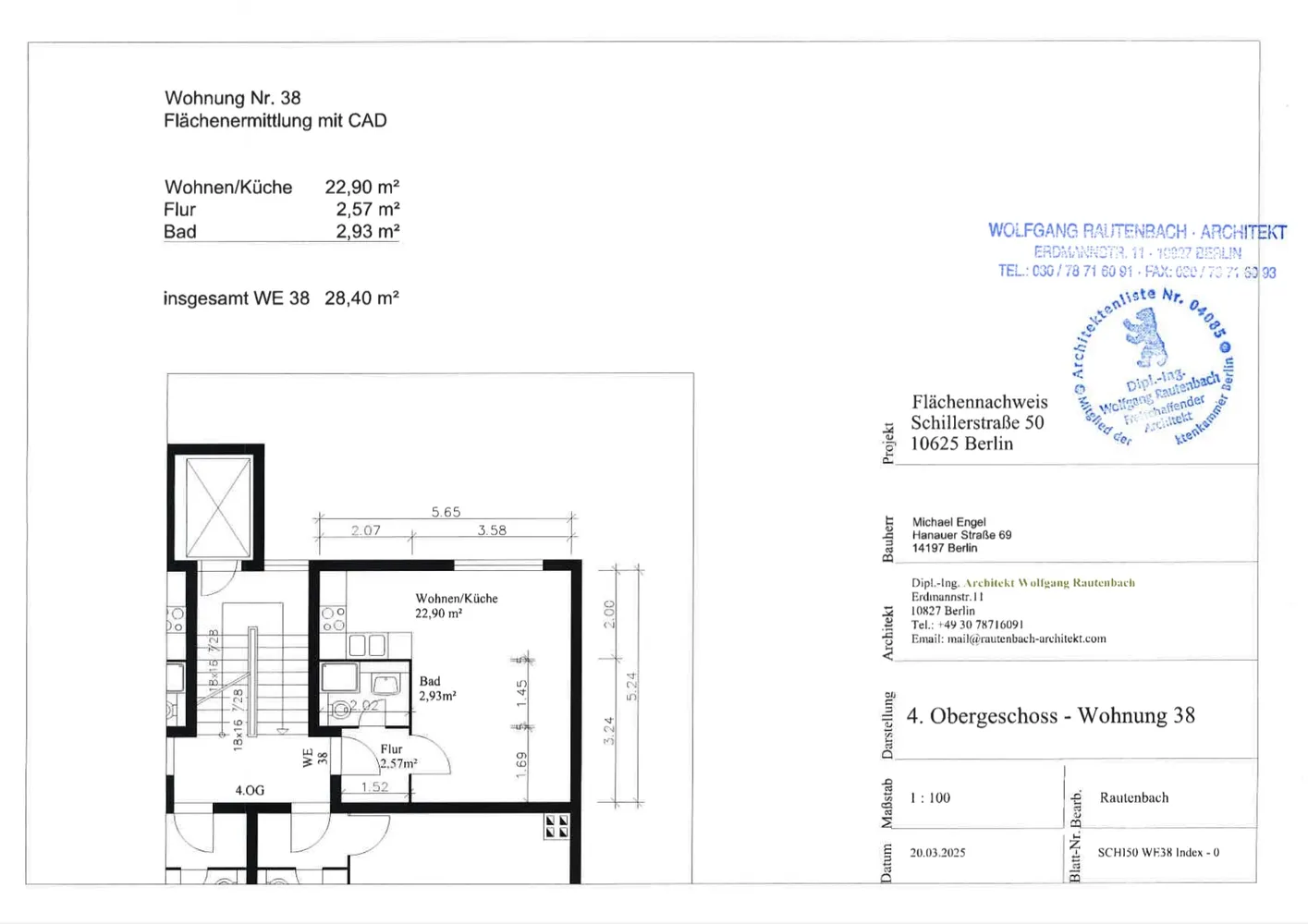 1 Zimmer Wohnung mit 34 m² in Berlin – Bild 12