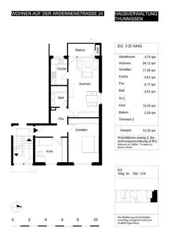 3 Zimmer Wohnung mit 73 m² in Düsseldorf – Bild 10