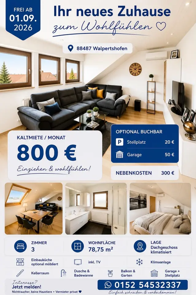 4 Zimmer Wohnung mit 65 m² in Biberach an der Riß – Bild 6