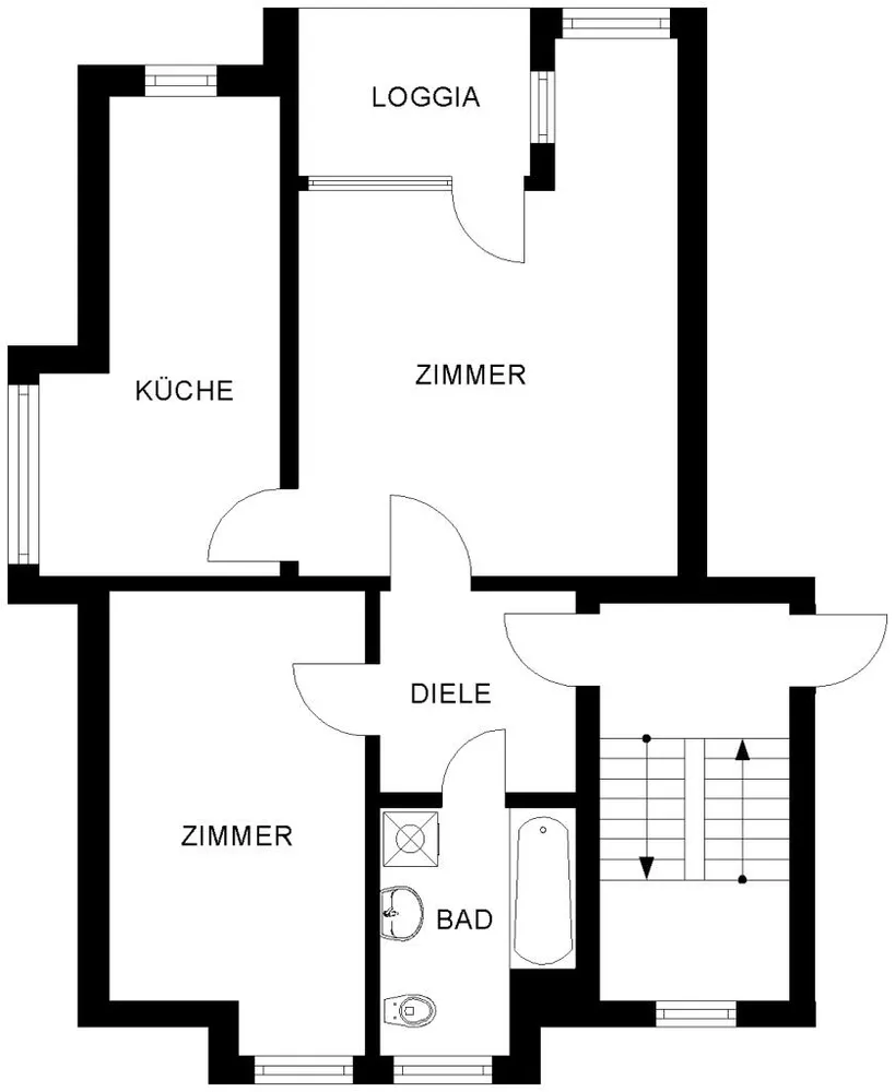 2 room apartment with 57 m² in Bochum – Photo 3