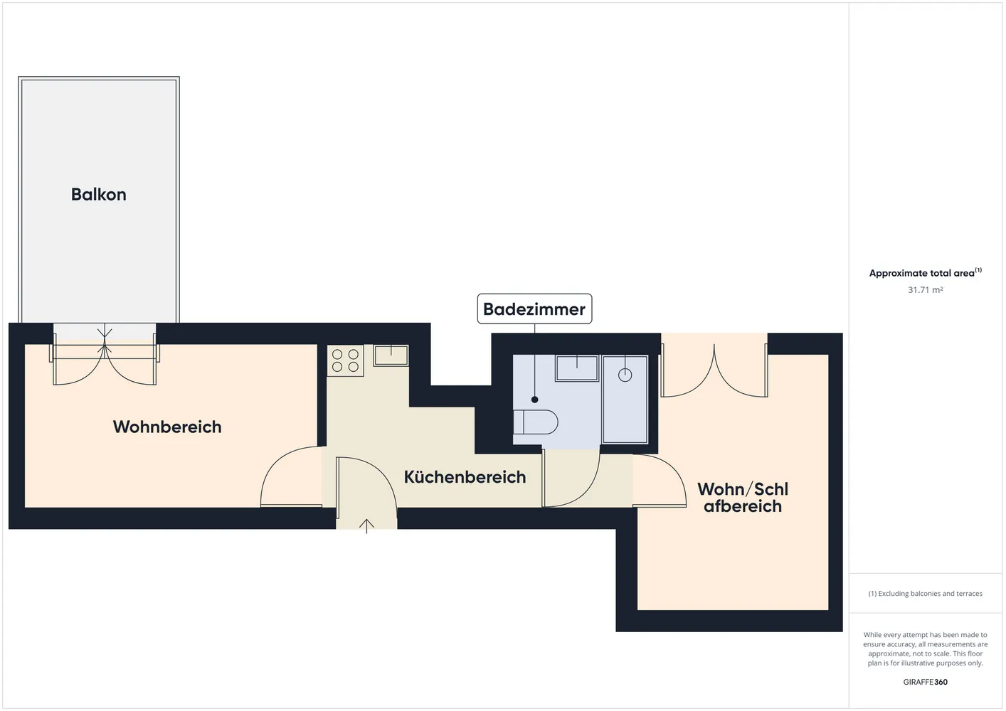 1 Zimmer Wohnung mit 13 m² in München – Bild 11