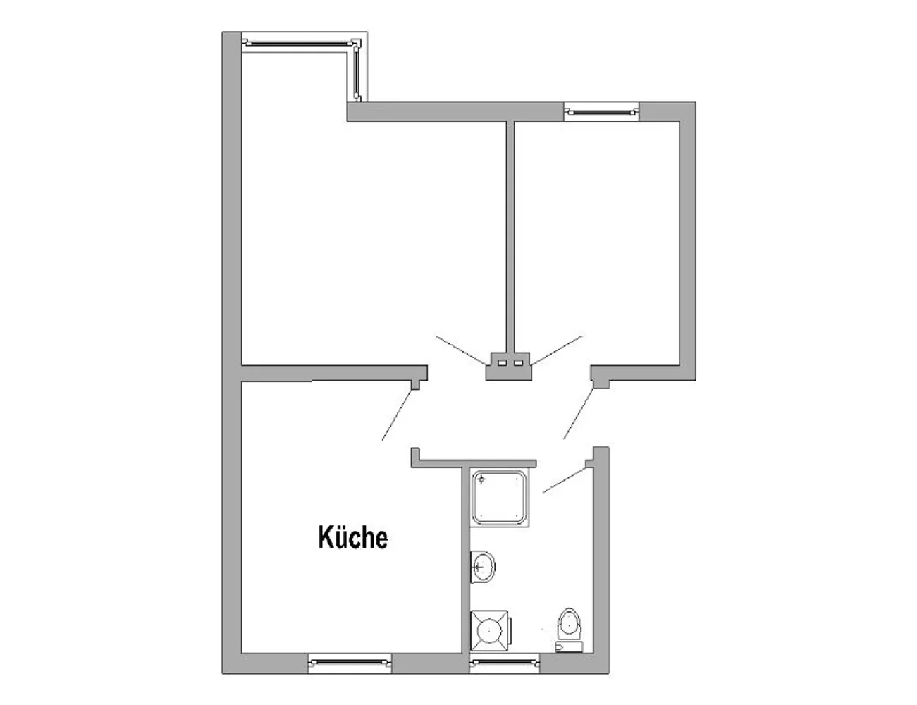 3 Zimmer Wohnung mit 47 m² in Osnabrück – Bild 2