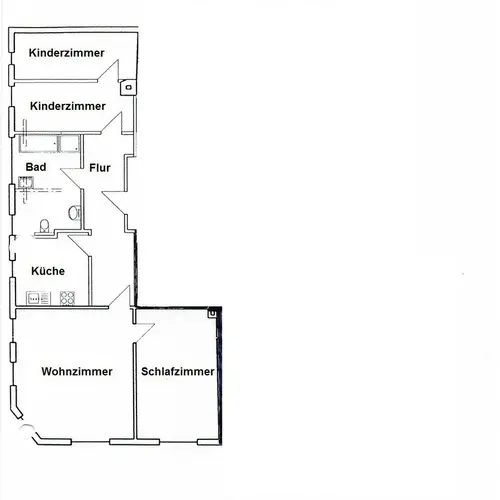 4 Zimmer Wohnung mit 87 m² in Mittweida – Bild 4