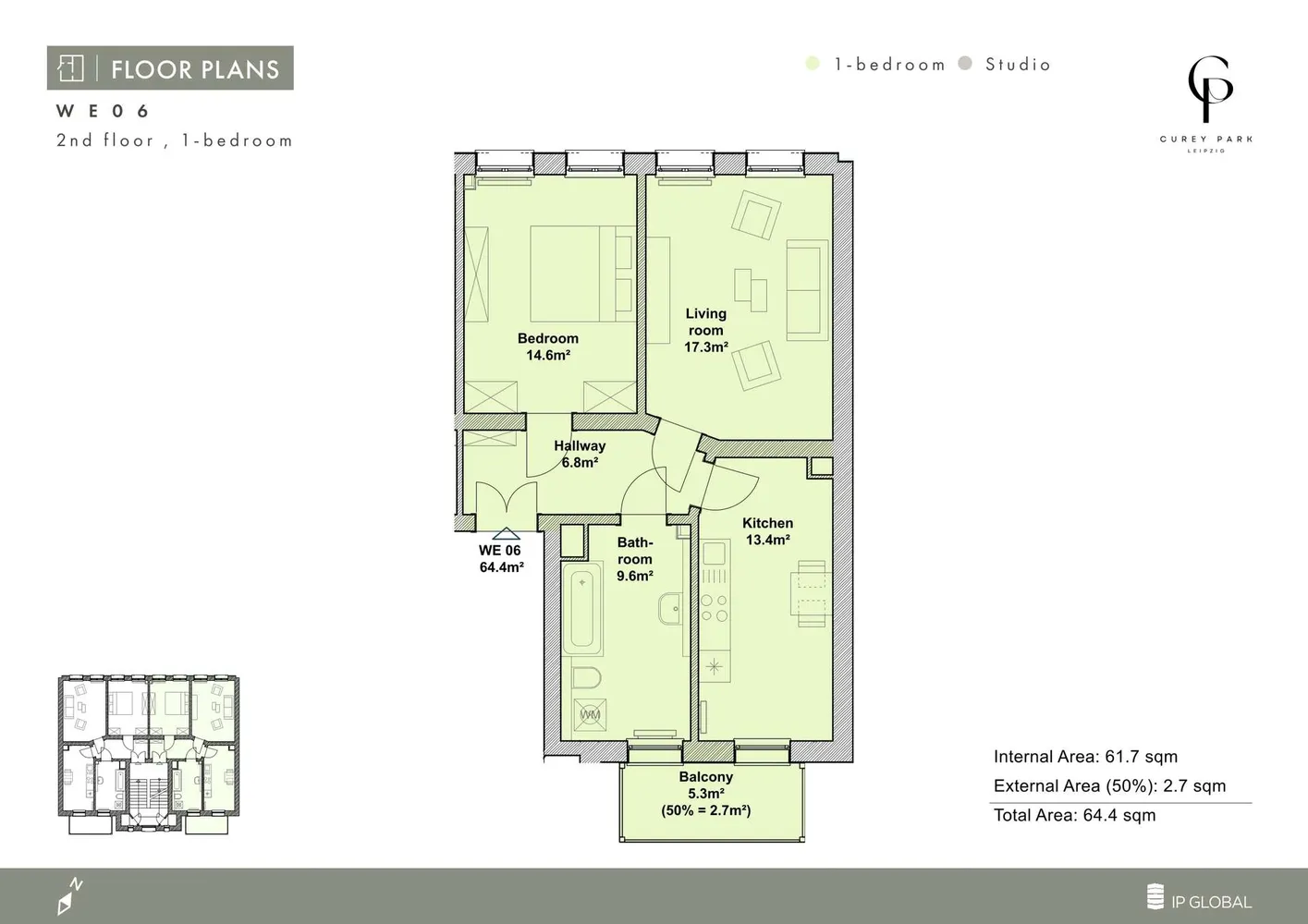2 Zimmer Wohnung mit 64 m² in Leipzig – Bild 11
