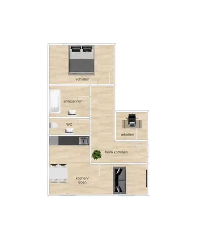 2 Zimmer Wohnung mit 58 m² in Halle (Saale) – Bild 9