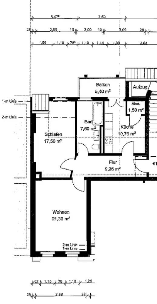 2 room apartment with 68 m² in Chemnitz – Photo 7