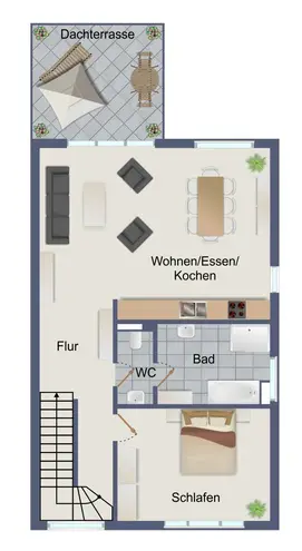 5 Zimmer Wohnung mit 133 m² in Münster – Bild 3