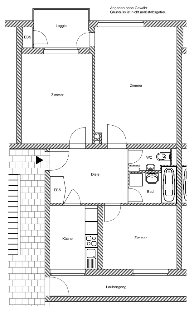 3 Zimmer Wohnung mit 64 m² in Frankfurt am Main – Bild 6