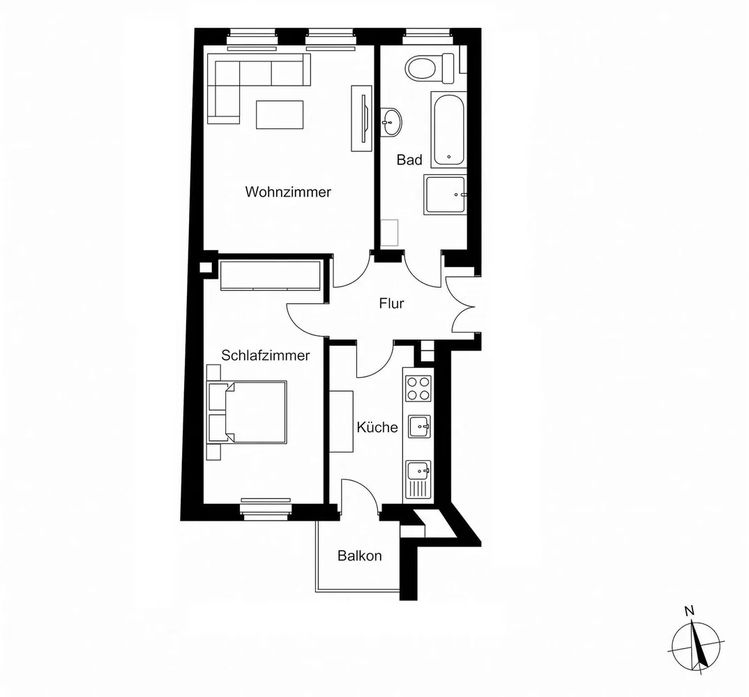 2 Zimmer Wohnung mit 55 m² in Leipzig – Bild 11