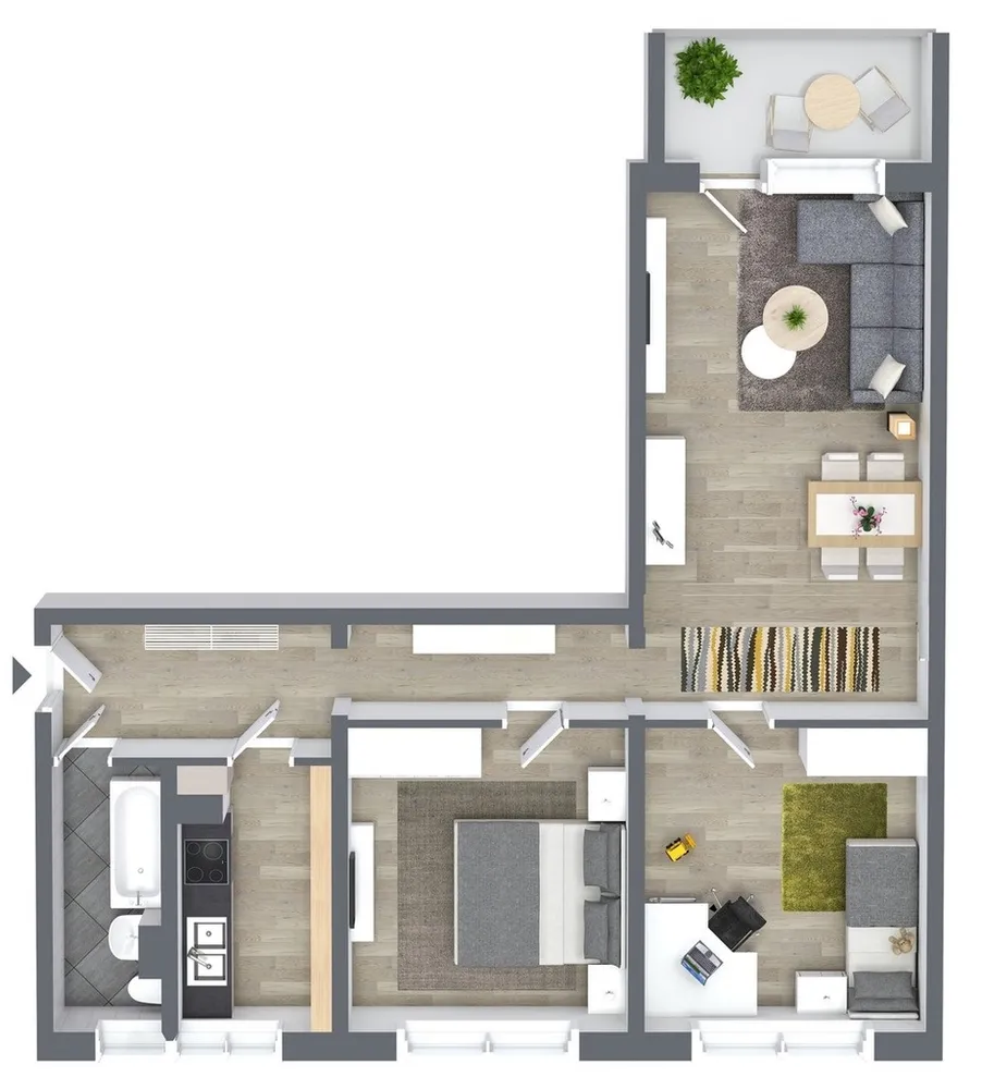 3 Zimmer Wohnung mit 71 m² in Chemnitz – Bild 5