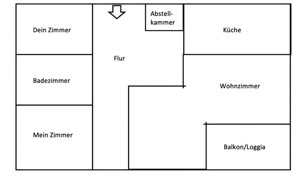 2 Zimmer Wohnung mit 10 m² in Freiburg im Breisgau – Bild 5