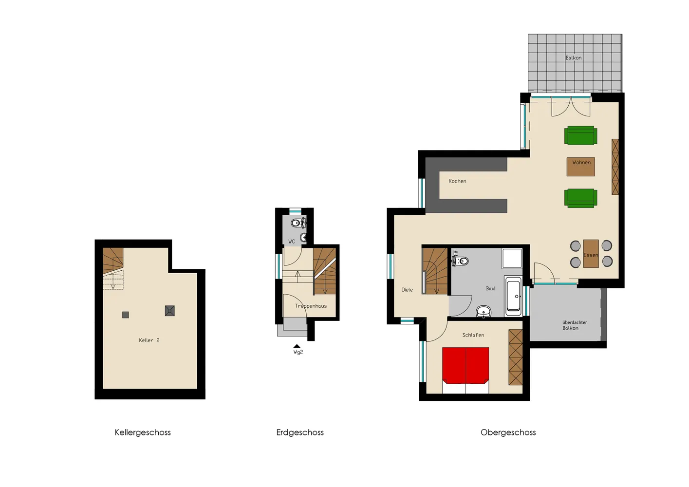 2 Zimmer Wohnung mit 85 m² in Bergisch Gladbach – Bild 11