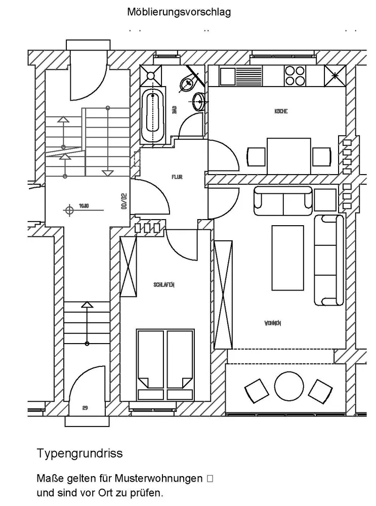 2 Zimmer Wohnung mit 55 m² in Magdeburg – Bild 8
