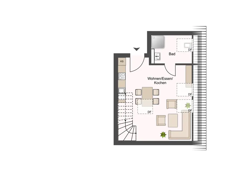 2 Zimmer Wohnung mit 55 m² in Stade – Bild 6