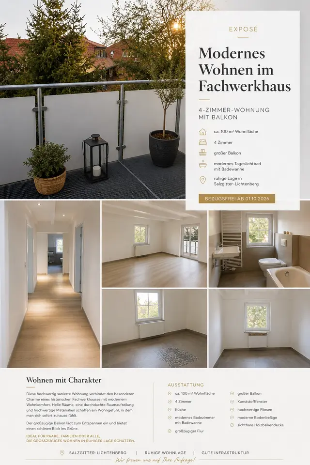 4 Zimmer Wohnung mit 100 m² in Salzgitter – Bild 3