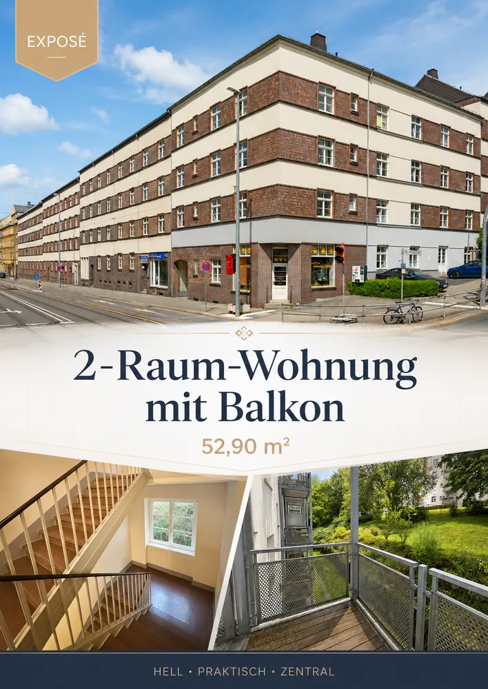2 Zimmer Wohnung mit 53 m² in Chemnitz – Bild 2