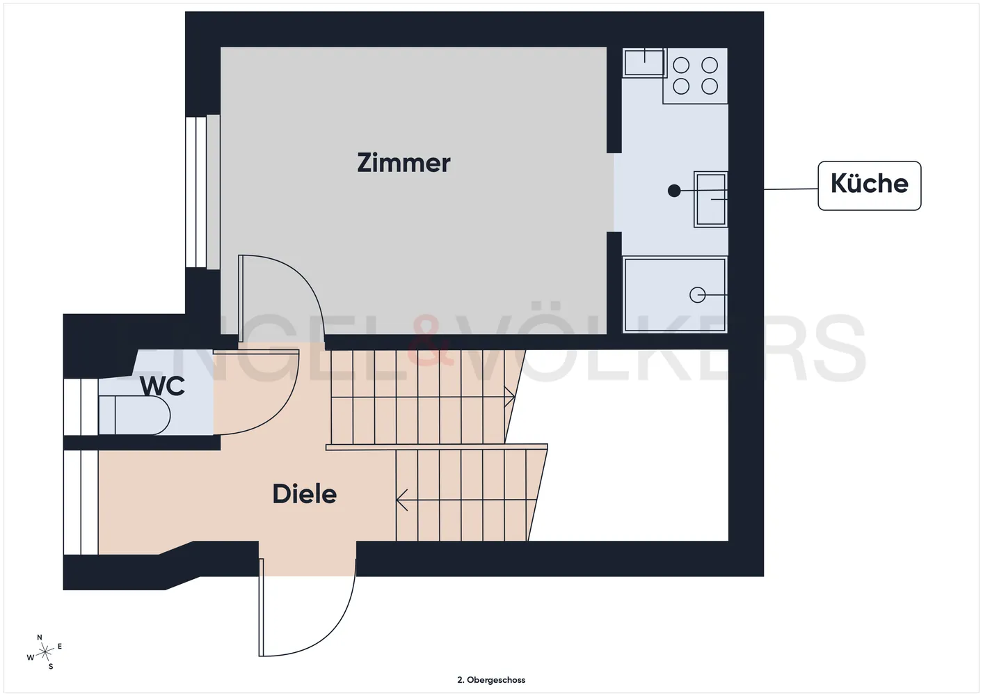 1 Zimmer Wohnung mit 14 m² in Saarbrücken – Bild 3