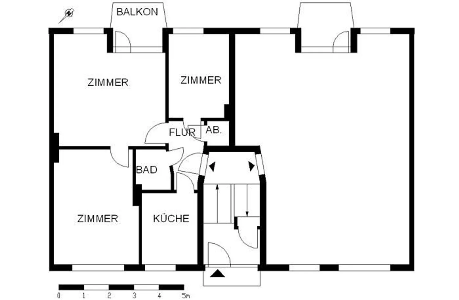 3 Zimmer Wohnung mit 56 m² in Bremen – Bild 2